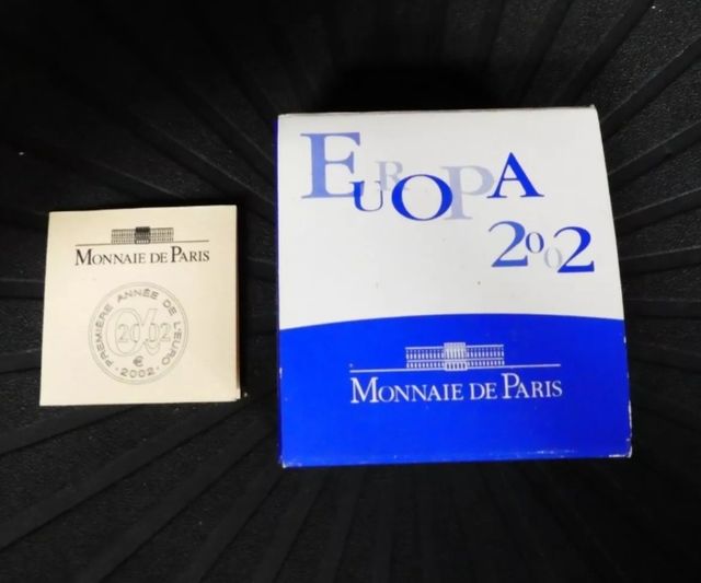 Francia Moneda de 1 Euro y Medio 2002 Plata