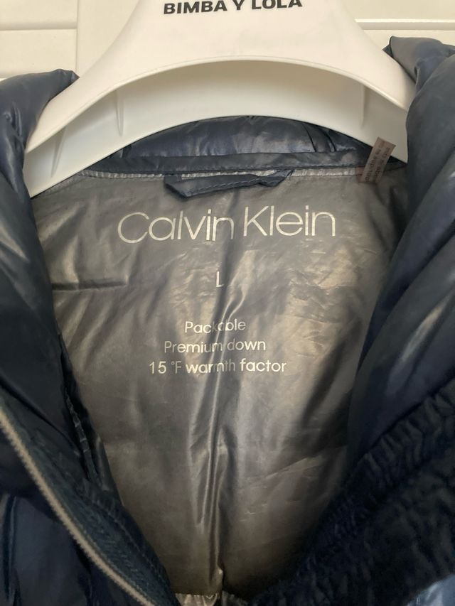 Parka azul Calvin Klein