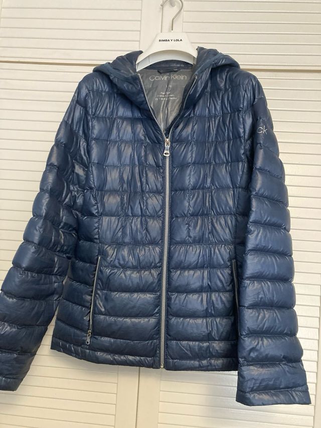 Parka azul Calvin Klein