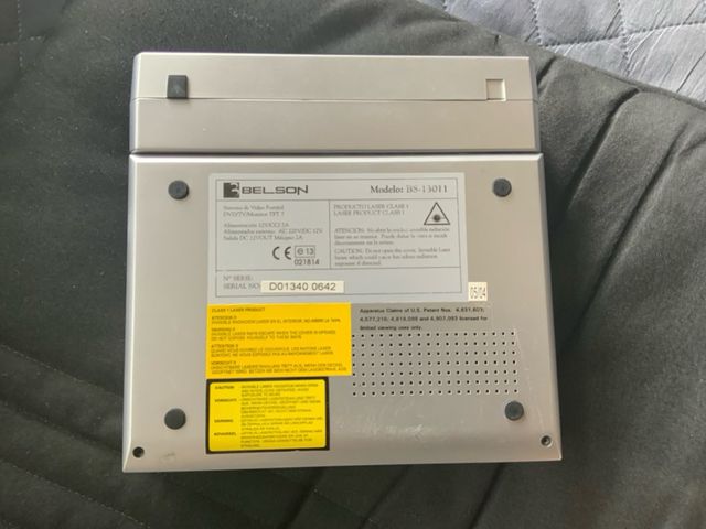 dvd Video portatil belson