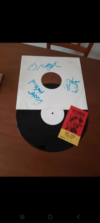 Offspring autografato vinile
