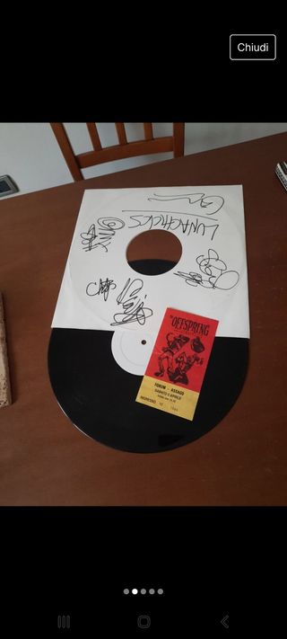 Offspring autografato vinile