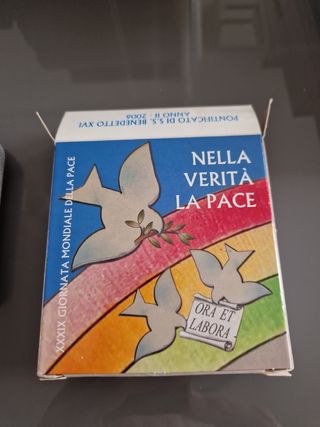 Moneta argento Vaticano 2006 Pace