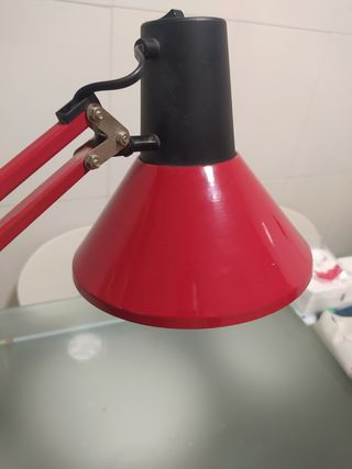 Flexo de Arquitecto Original Fase (1980s) Rojo