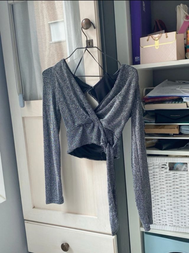 Top brillante pull & bear
