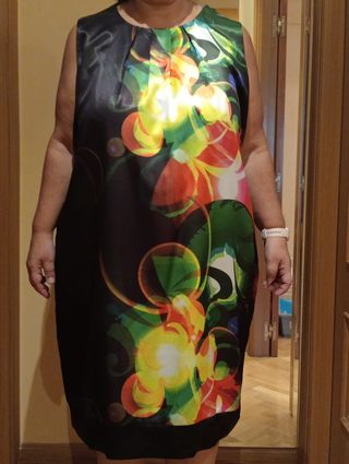 Vestido seda fiesta