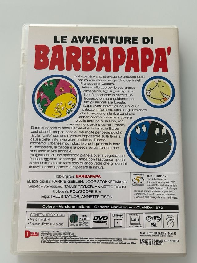DVD Le avventure di Barbapapà