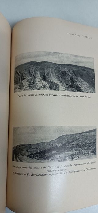 CASTALLA. Mapa Geológico.1957