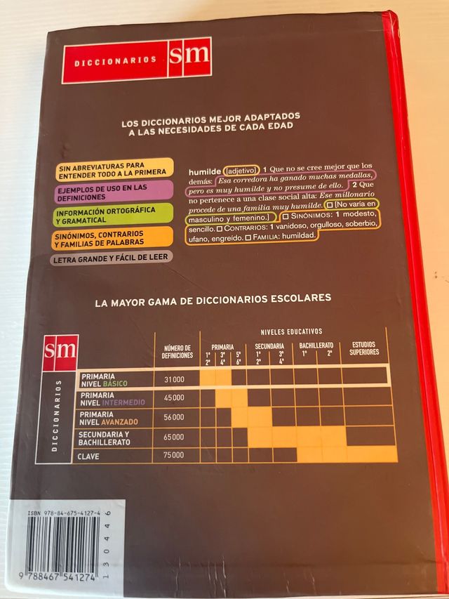 Diccionario primaria, nivel básico