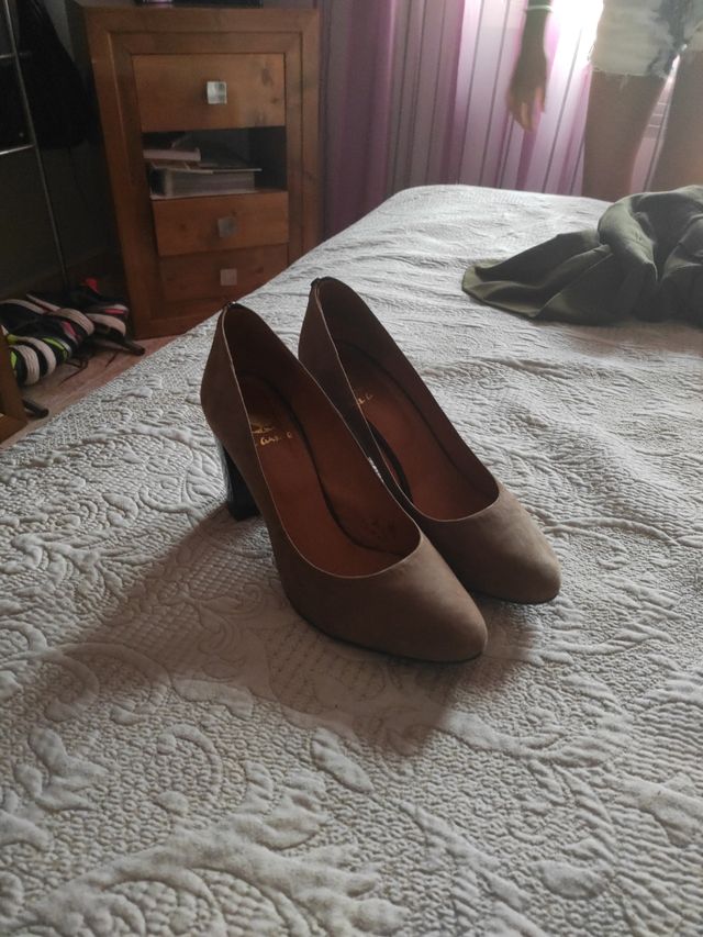 Zapatos tacón piel El Ganso 