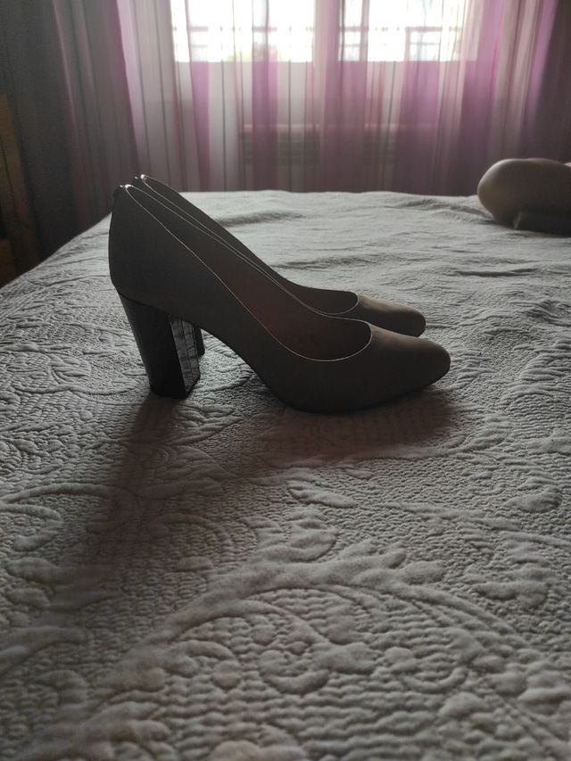 Zapatos tacón piel El Ganso 