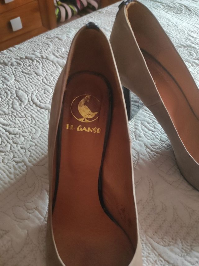 Zapatos tacón piel El Ganso 