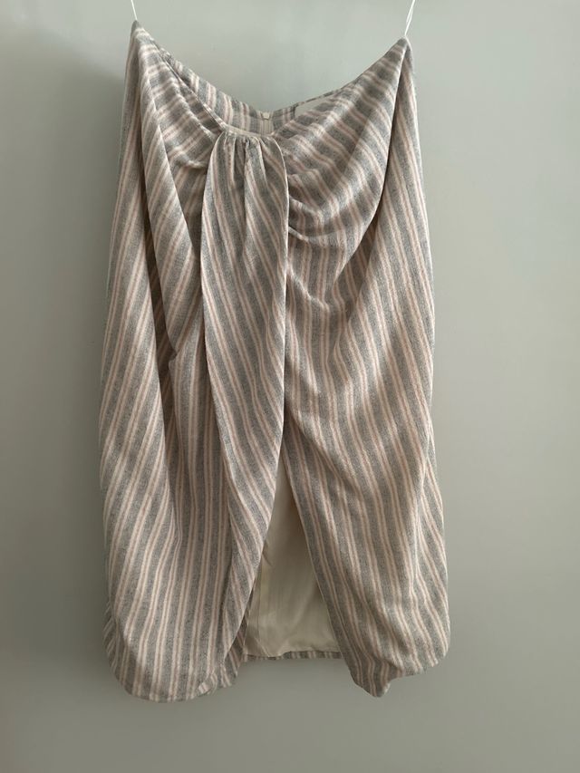 Saia às riscas EAST para mulher