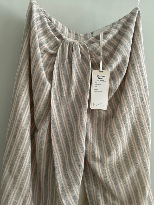 Saia às riscas EAST para mulher