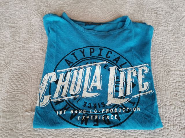 Camiseta Desigual azul hombre talla S