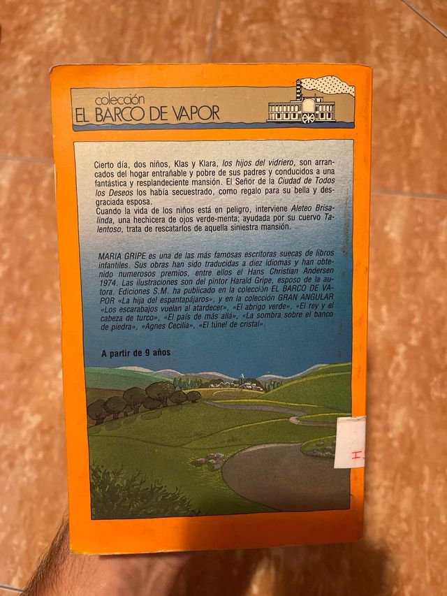 Libro “Los hijos del vidriero”