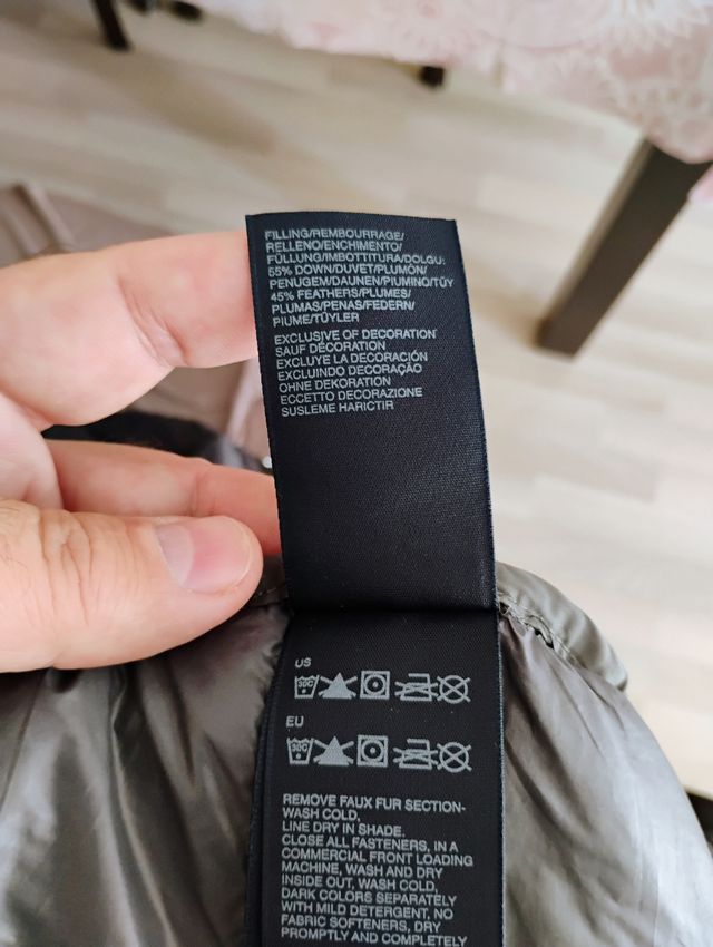 Abrigo plumas hombre Tommy Hilfiger XL