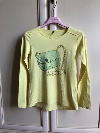 Maglia cotone 10-11 anni Benetton