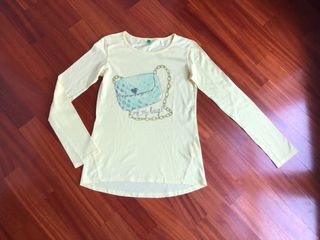 Maglia cotone 10-11 anni Benetton