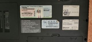 Pc portatil Toshiba satellite a200-1tp