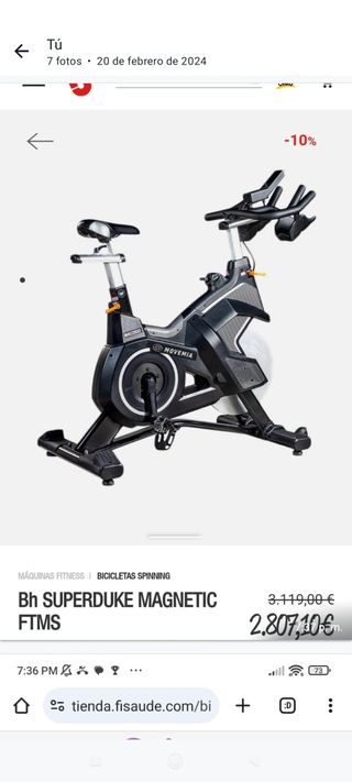 bici da spinning statica