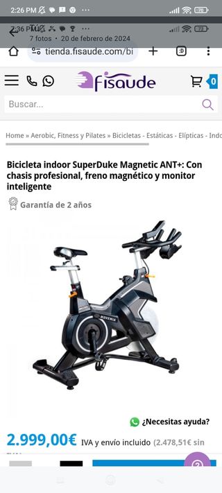 bici da spinning statica