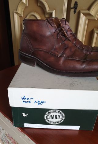 Scarpe vitello marrone mis. 43 Marca Hard  Usate p