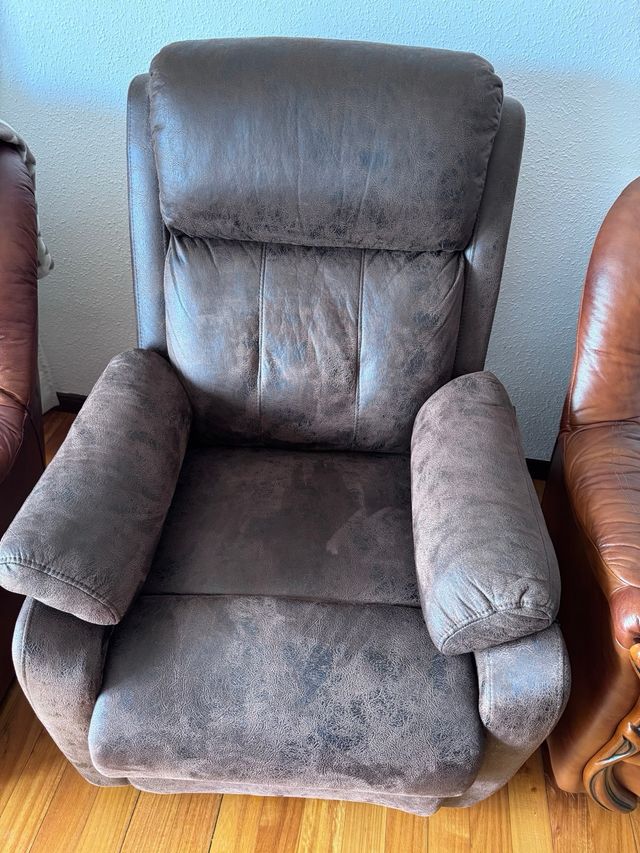 Sofá reclinable eléctrico