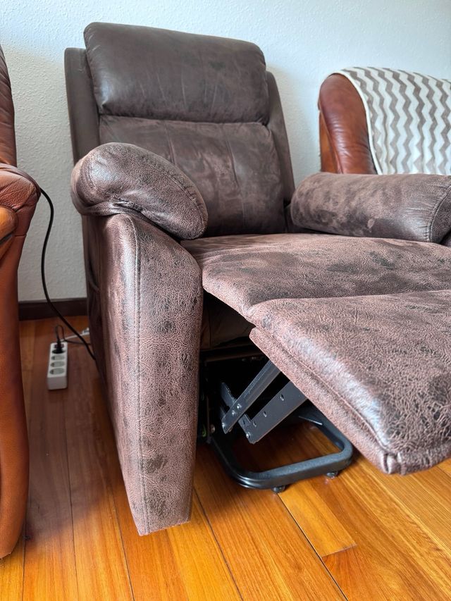 Sofá reclinable eléctrico