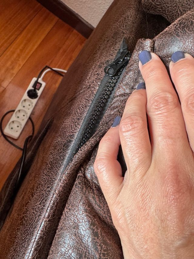 Sofá reclinable eléctrico