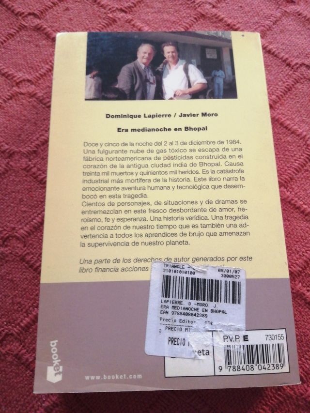 Libro Era medinoche en Bhopal