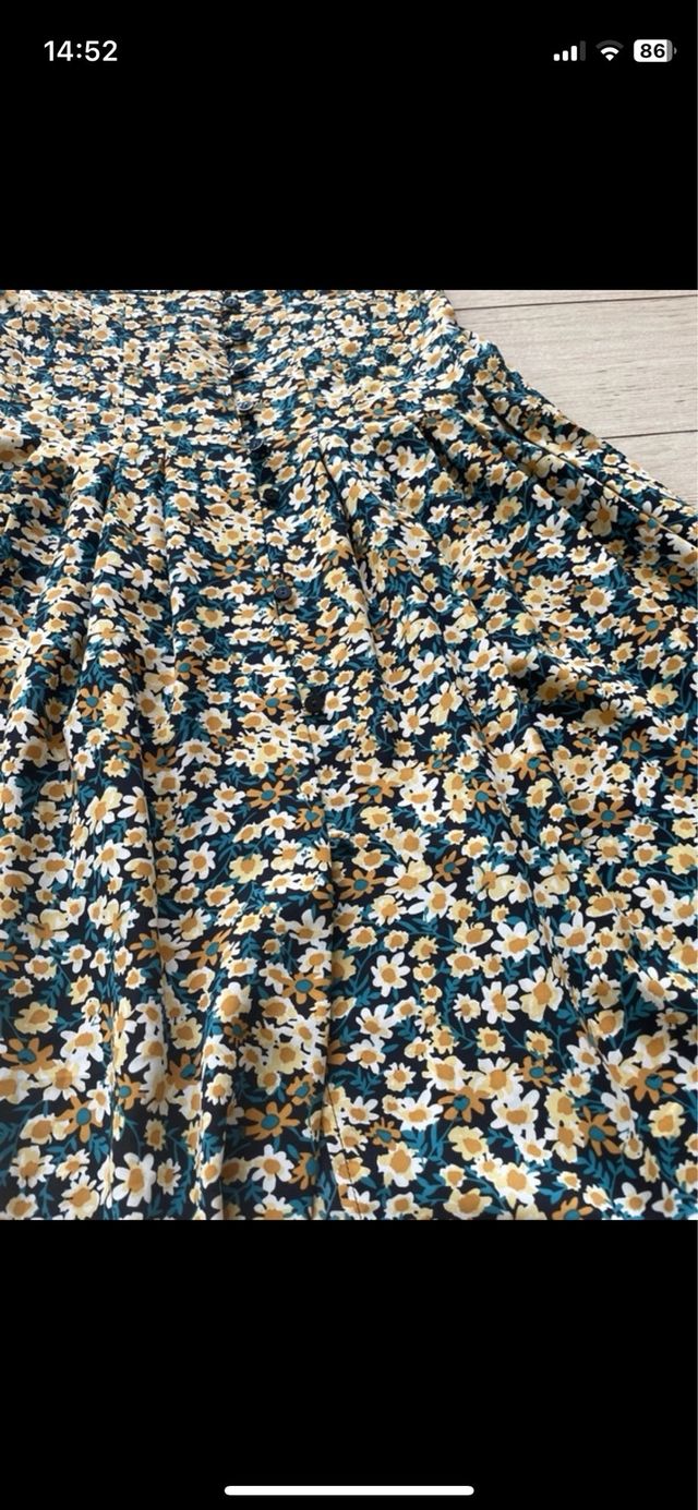 Falda larga nueva con etiqueta