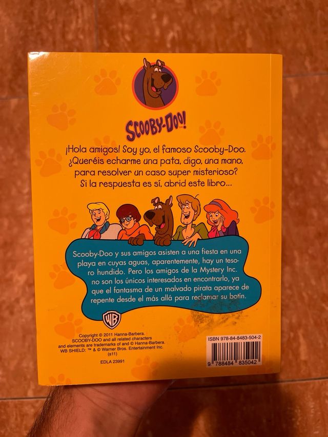 Libro “Scooby-Doo el tesoro sumergido”