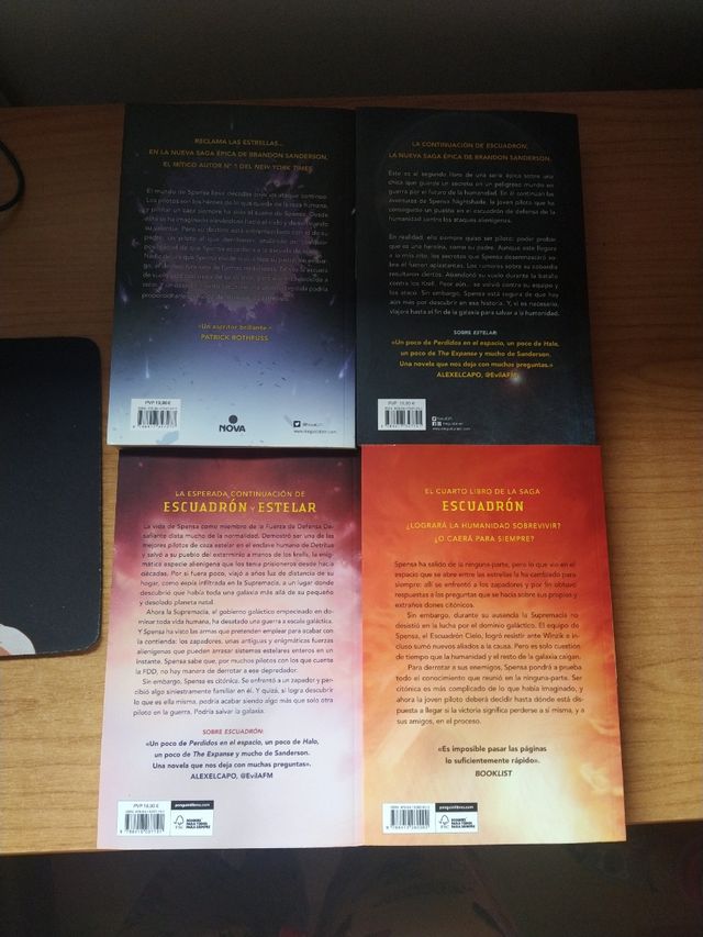 Escuadrón (1 al 4) de Brandon Sanderson 