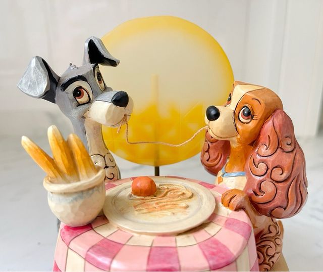 Figura Jim Shore La Dama y el Vagabundo