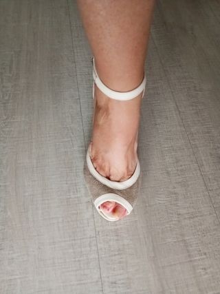 Zapatos sandalia de vestir de piel 