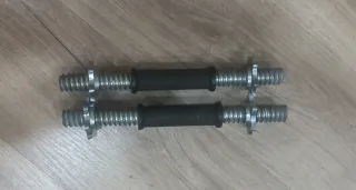 BARRAS 2 MANCUERNAS DE 25MM ENGOMADAS + 4 CIERRES