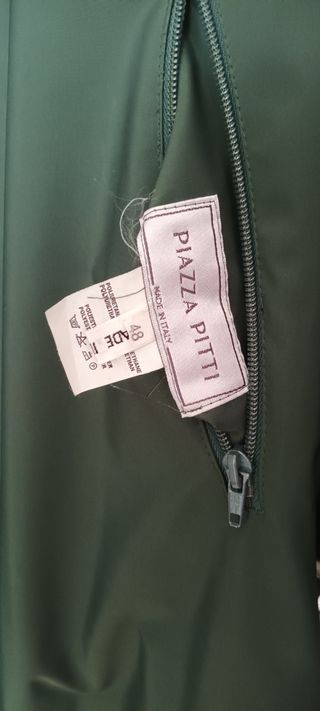 Cappotto "Piazza Pitti"impermeabile con pelliccia