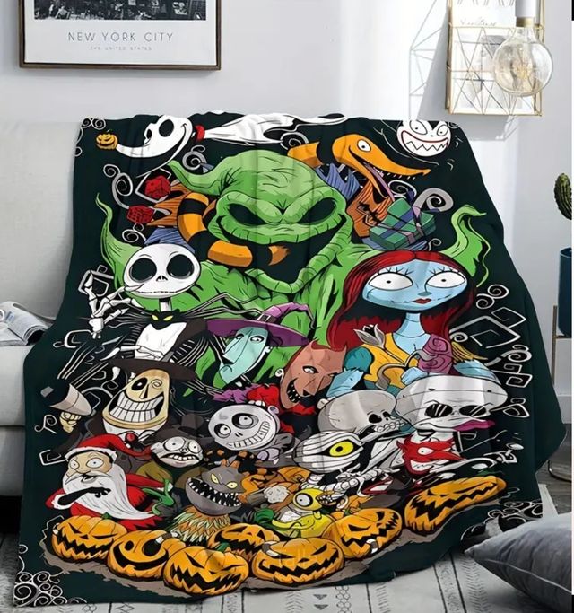 🎃 Manta Pesadilla Antes de Navidad