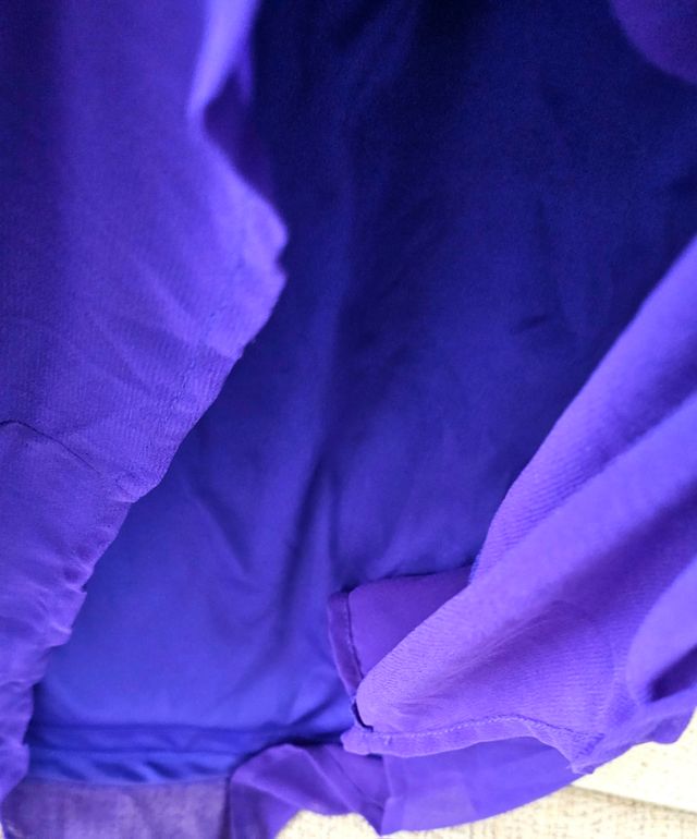 Vestido azul corto fiesta