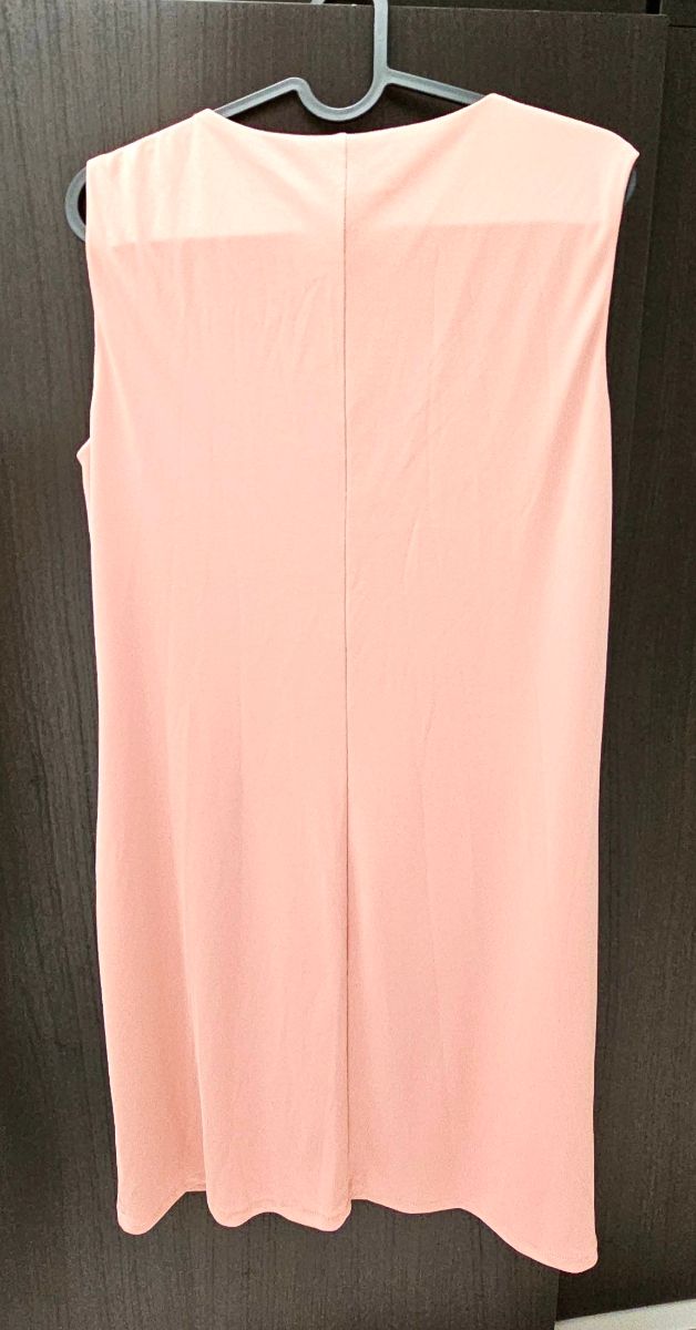 Vestido cóctel salmón