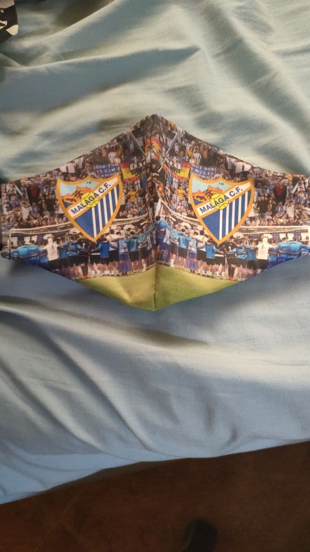 Mascarilla del Malaga CF