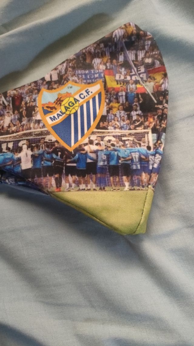 Mascarilla del Malaga CF
