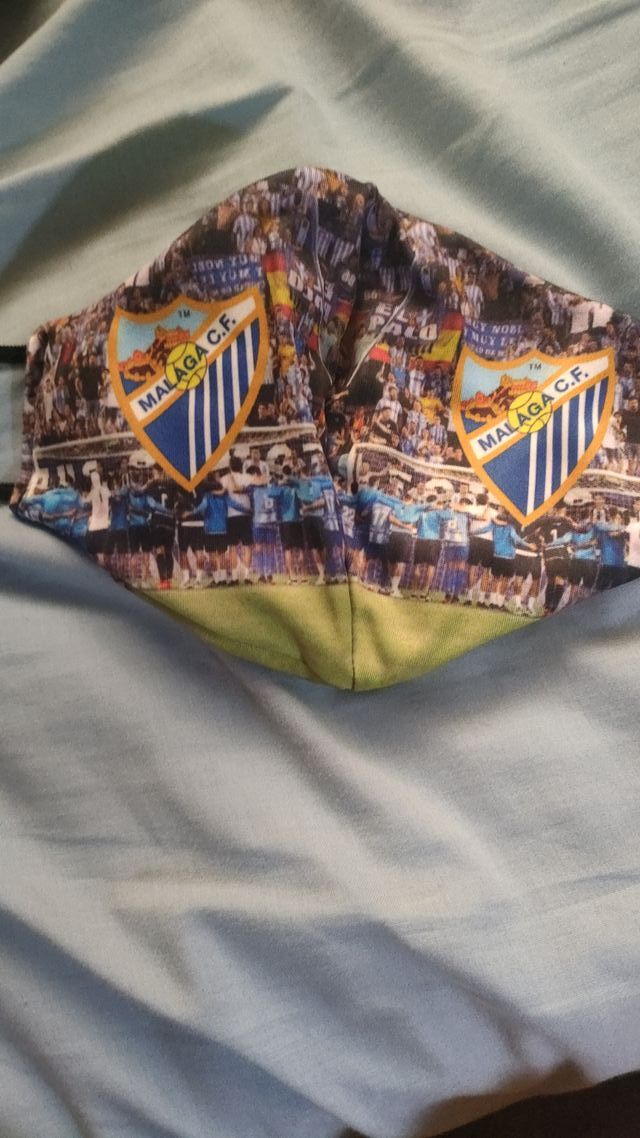 Mascarilla del Malaga CF
