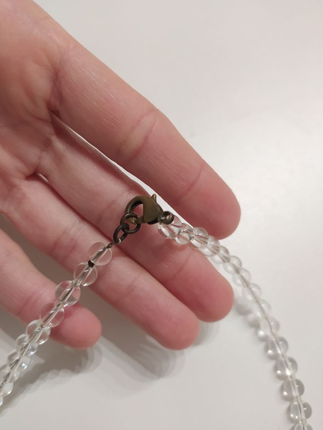 Collana pietre naturali bianca