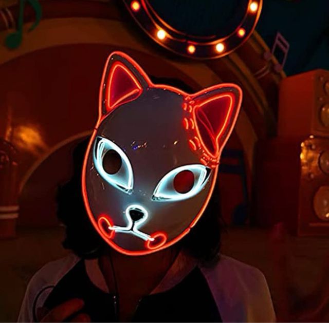 Mascara led Halloween nueva