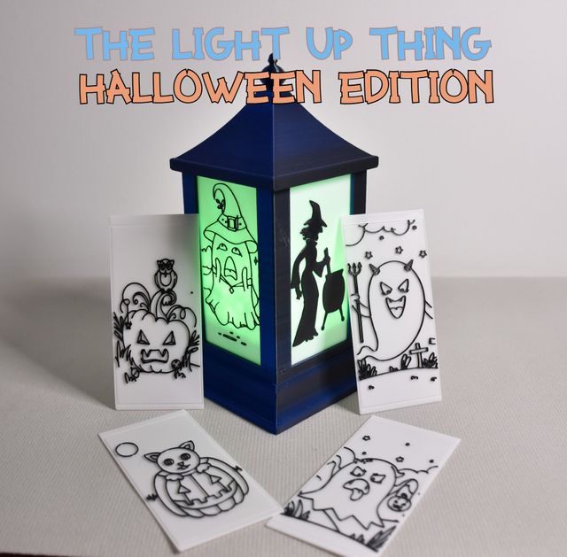 Lanterna modular para decoração de halloween