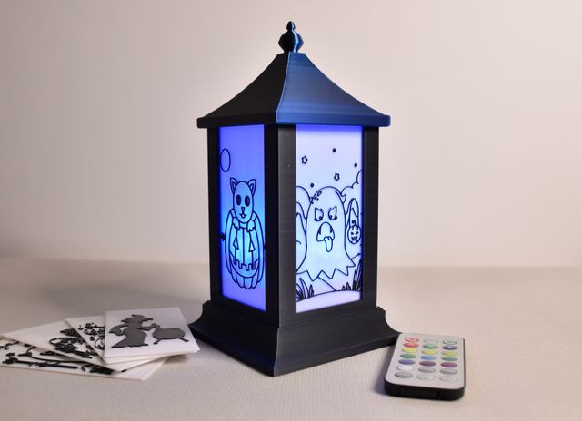 Lanterna modular para decoração de halloween