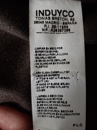 CHAQUETA PIEL HOMBRE