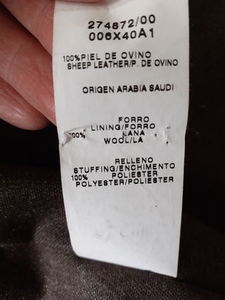 CHAQUETA PIEL HOMBRE